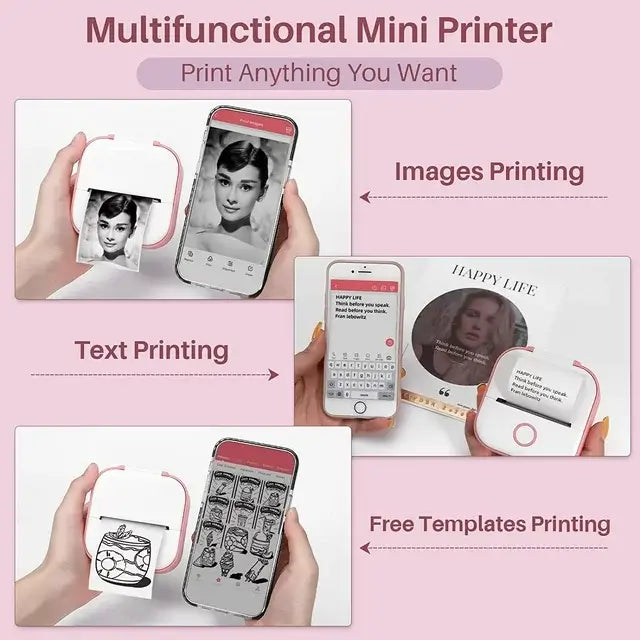 Pocket-Sized Photo Printer for Any Occasion