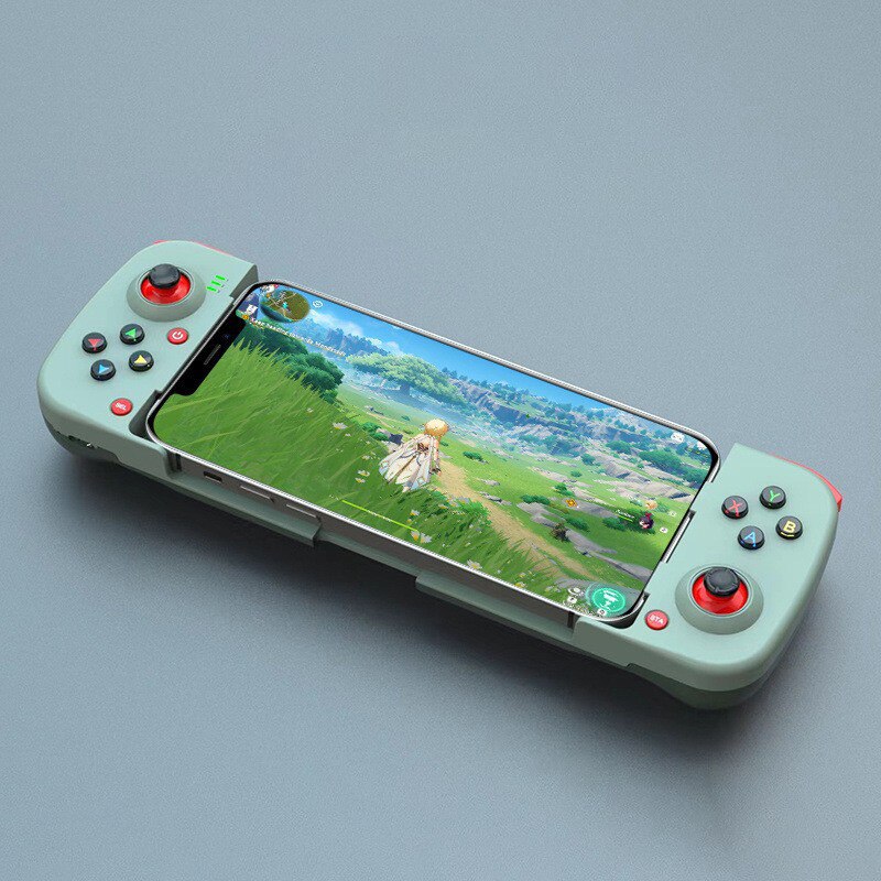 Green- White - Phone Game Controller for iPhone & Android 