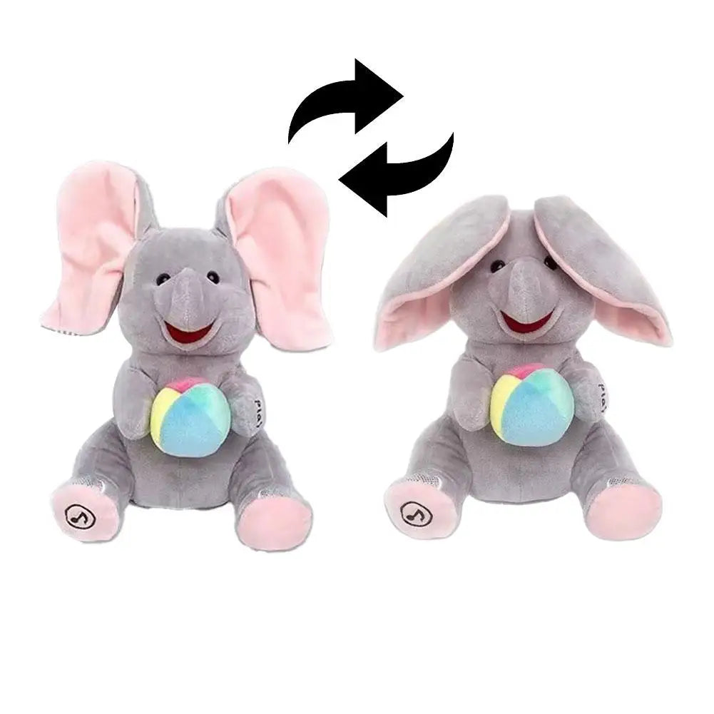 Peek a Boo Elephant Toy - Singing Interactive Plush Elephant