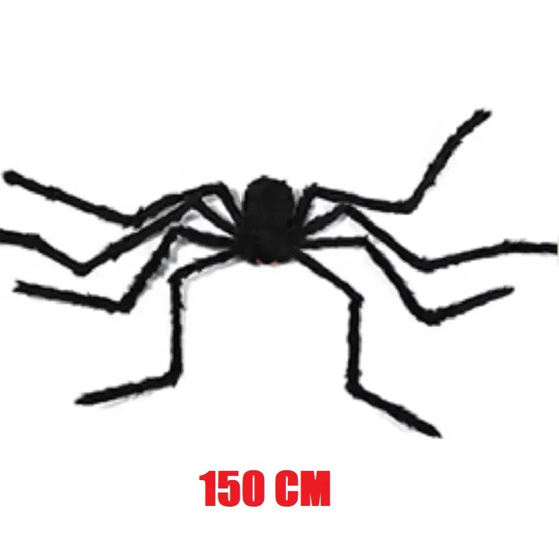 Giant Halloween Spider - Posable Hairy Spider Decoration