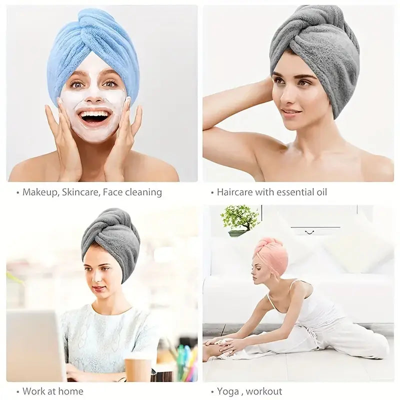 Premium Hair Towel for Quick Drying