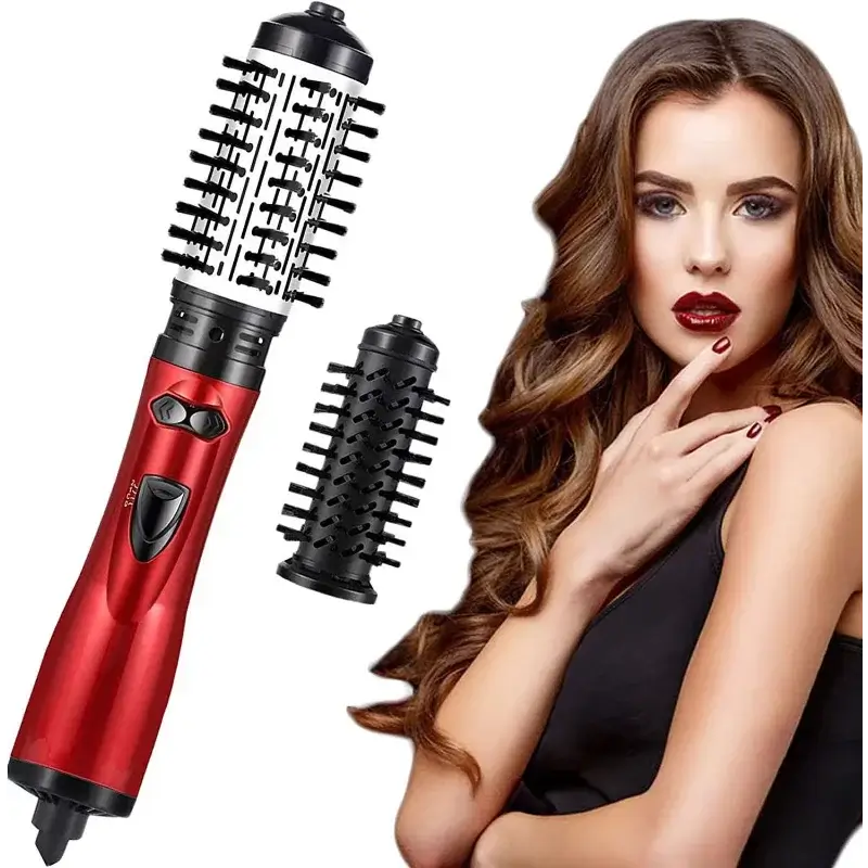 Hair Straightener Spinning Brush - Rotating Hot Air Styler