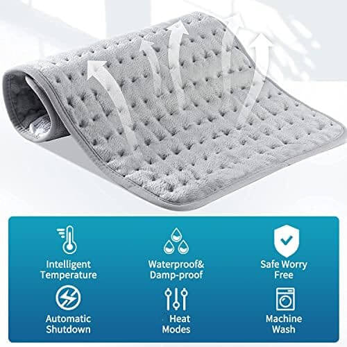 Electric Heating Pad - Massaging Weighted Heating Pad 30 x 60cm