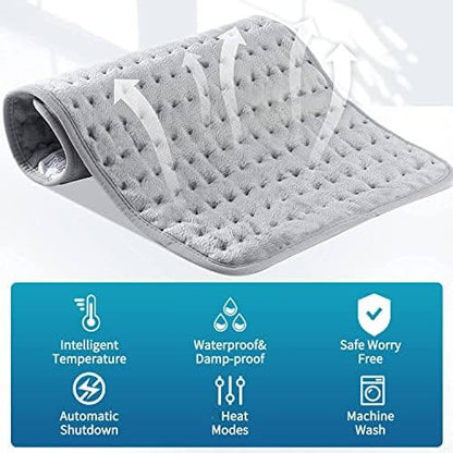 Electric Heating Pad - Massaging Weighted Heating Pad 30 x 60cm