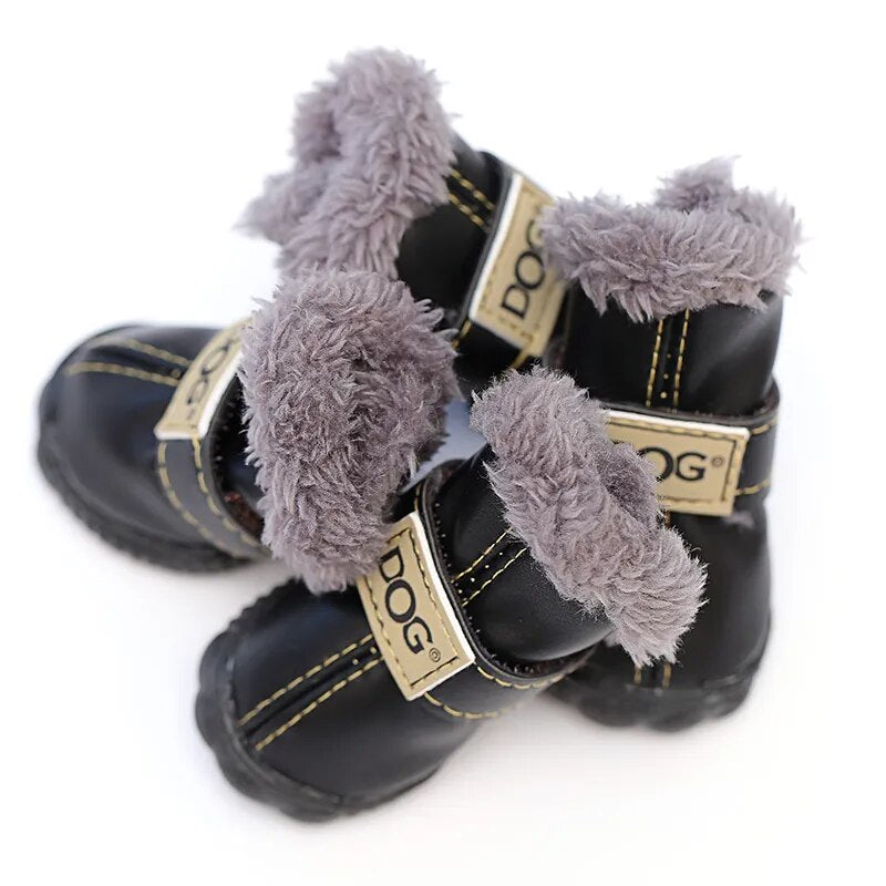 Dog Snow Boots - 4 Pcs/set Dog boots For Small Dogs