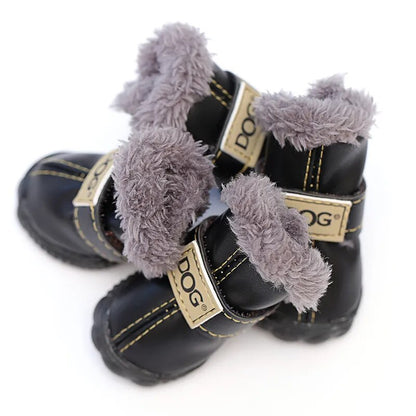 Dog Snow Boots - 4 Pcs/set Dog boots For Small Dogs