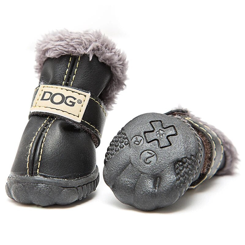 Dog Snow Boots - 4 Pcs/set Dog boots For Small Dogs