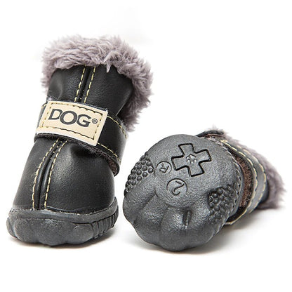 Dog Snow Boots - 4 Pcs/set Dog boots For Small Dogs