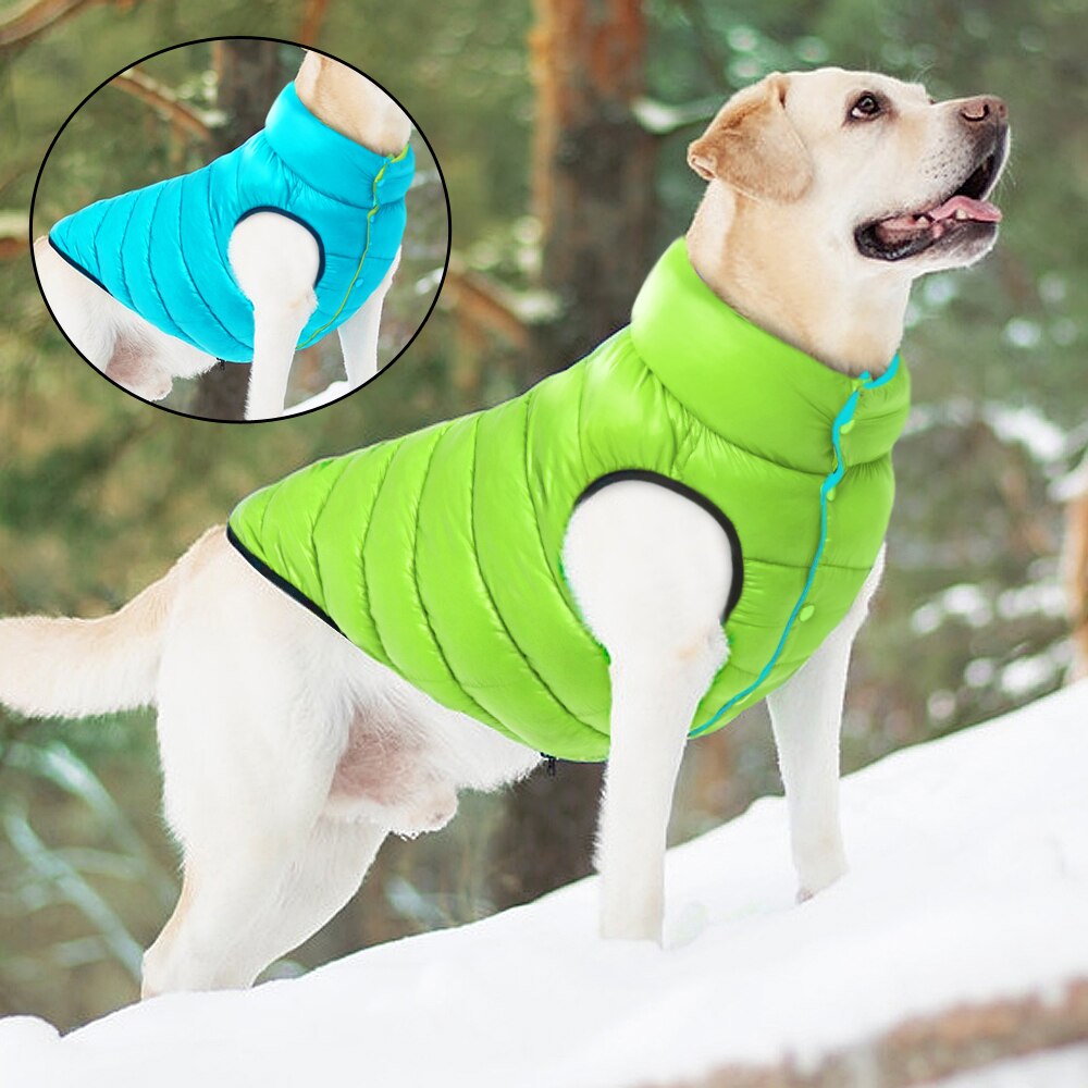 Dog Puffer Jacket Waterproof 3-Layered Dog Winter Coat