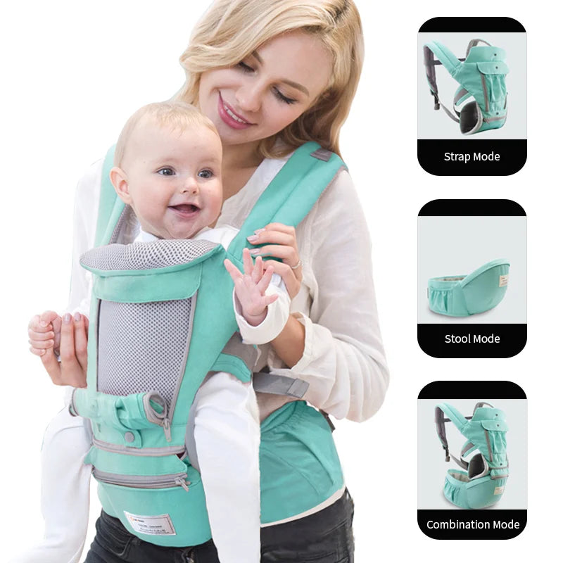 Baby Carrier - Infant Carrier with Hipseat, Rated Best Baby Carrier for 0-36 Months
