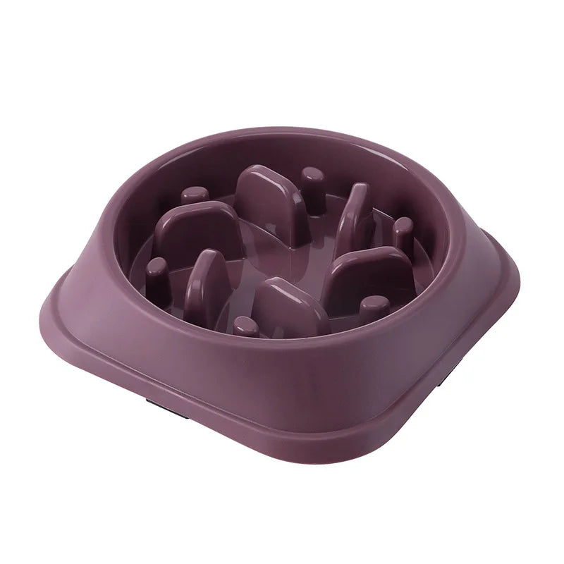 Slow Feeder Dog Bowl - Puzzle Bowl for Wet & Dry Food