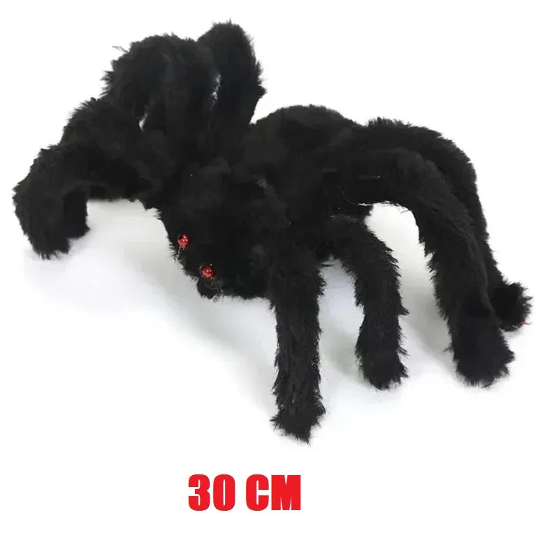 Giant Halloween Spider - Posable Hairy Spider Decoration