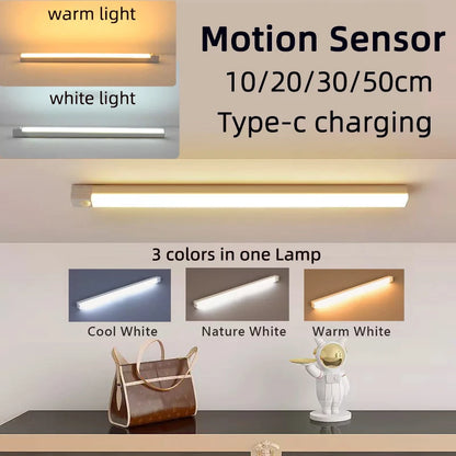 Under Cabinet Lights - Rechargeable Motion Sensor Light Bar