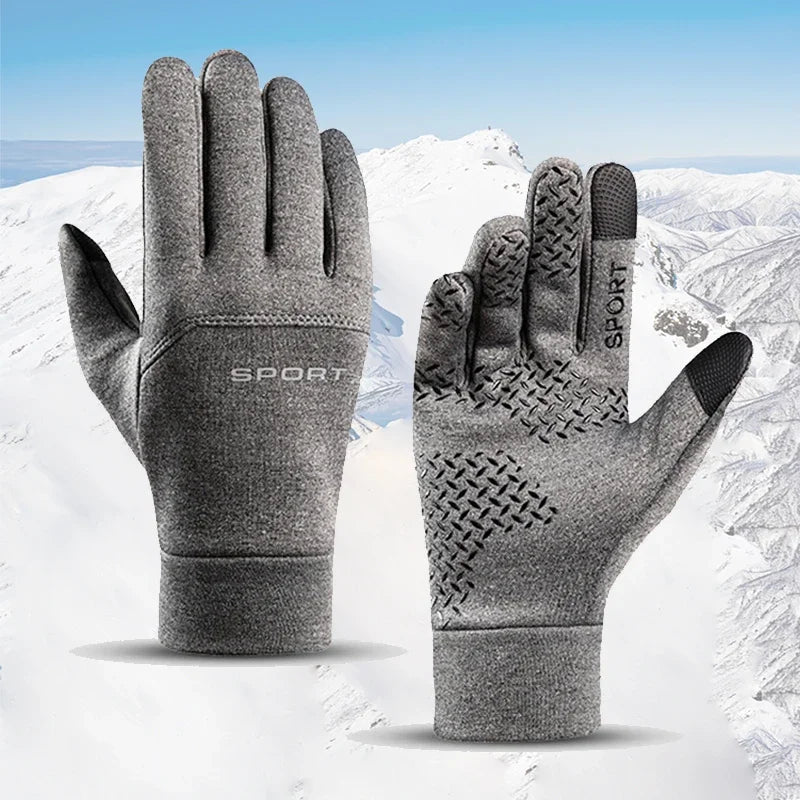 Touchscreen Thermal Gloves – Water Resistant Fleece-Lined Winter Gloves