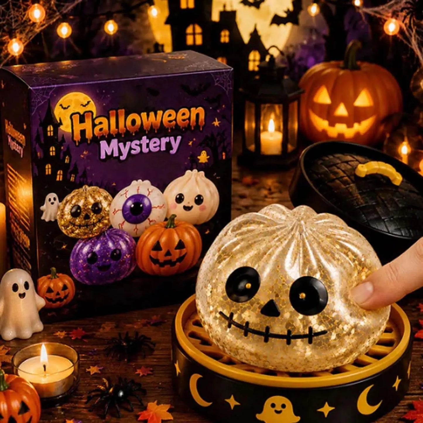 Halloween Squishy Toy - 5 Spooky Characters