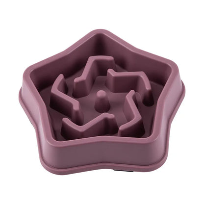 Slow Feeder Dog Bowl - Puzzle Bowl for Wet & Dry Food
