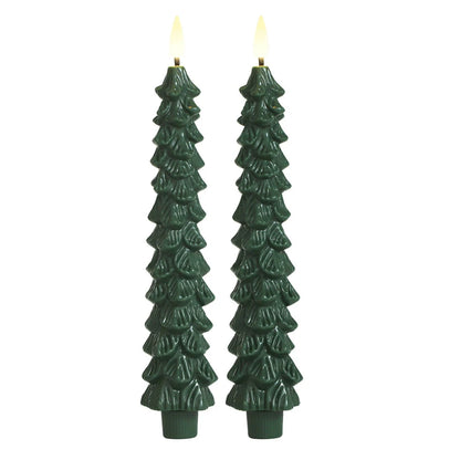 Flameless Christmas Tree Candles - LED Christmas Candles