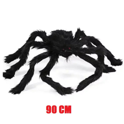 Giant Halloween Spider - Posable Hairy Spider Decoration