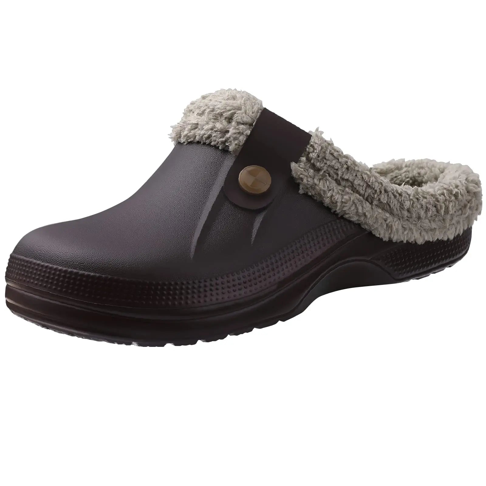 Women's Fur Lined Clogs - Cozy Slip-On Clog Shoes