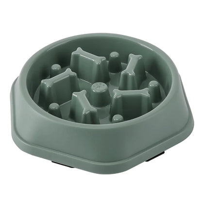 Slow Feeder Dog Bowl - Puzzle Bowl for Wet & Dry Food