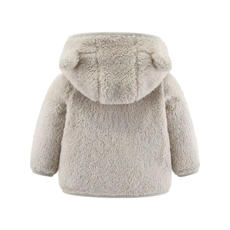 Infant Winter Jacket with Bear Ears - Cozy Baby Jacket for 0-2 Years