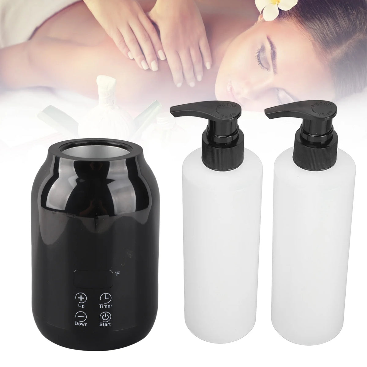 Massage Oil Warmer - Portable Electric Bottle Warmer