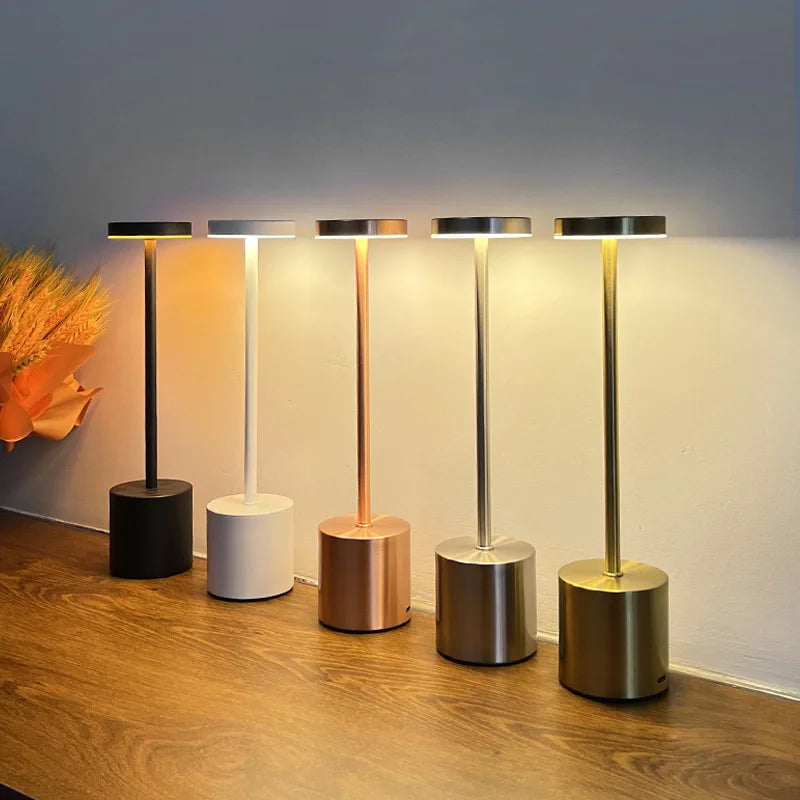 Cordless Table Lamp - USB Rechargeable Dimmable LED Lamp