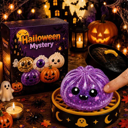 Vampire Halloween squishy toy with spooky character design