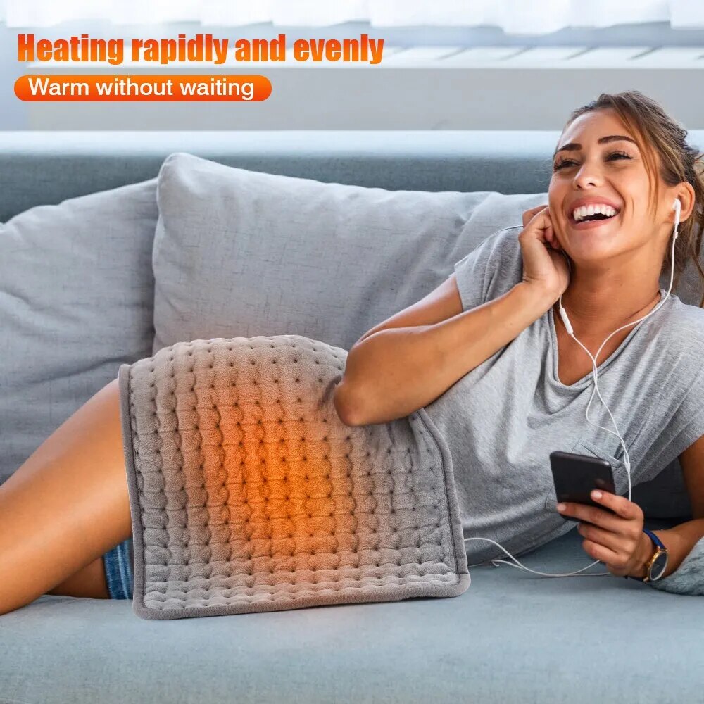 Electric Heating Pad - Massaging Weighted Heating Pad 30 x 60cm