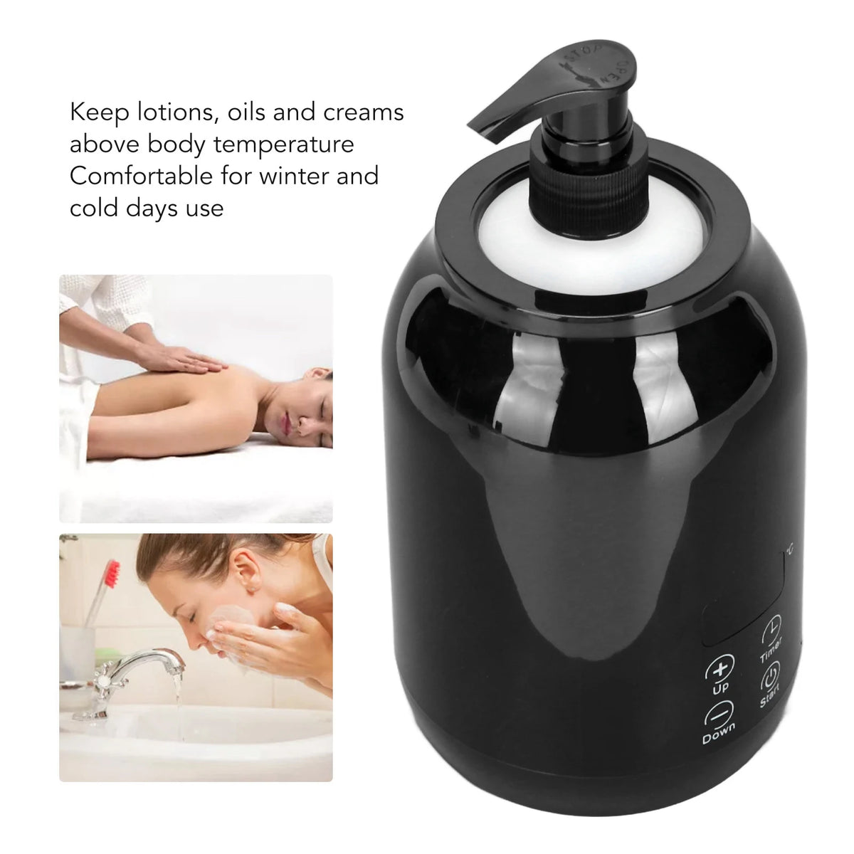 Massage Oil Warmer - Portable Electric Bottle Warmer