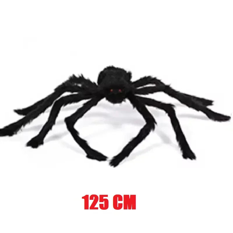 Giant Halloween Spider - Posable Hairy Spider Decoration