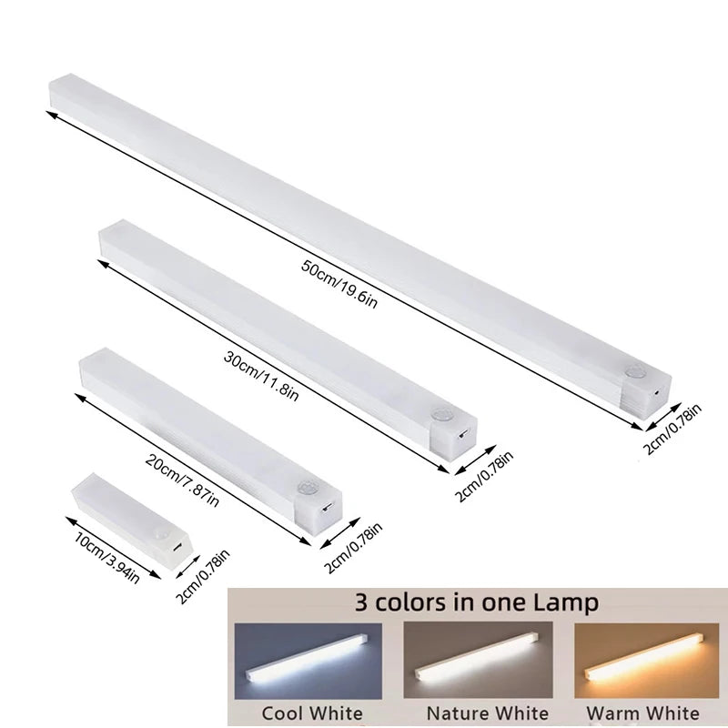 Under Cabinet Lights - Rechargeable Motion Sensor Light Bar