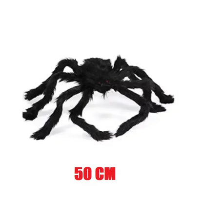 Giant Halloween Spider - Posable Hairy Spider Decoration