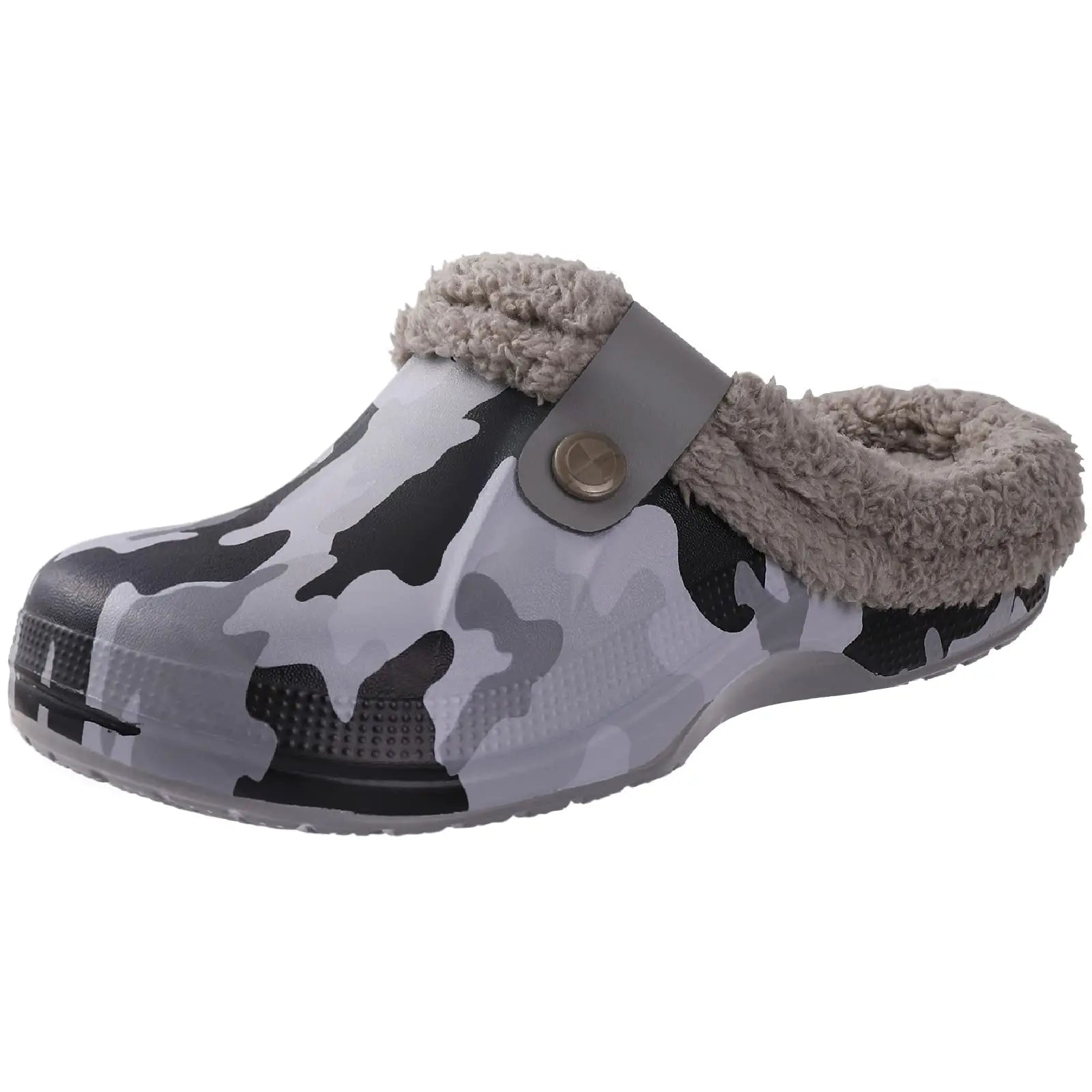Women's Fur Lined Clogs - Cozy Slip-On Clog Shoes