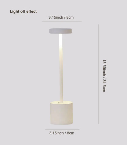 Cordless Table Lamp - USB Rechargeable Dimmable LED Lamp