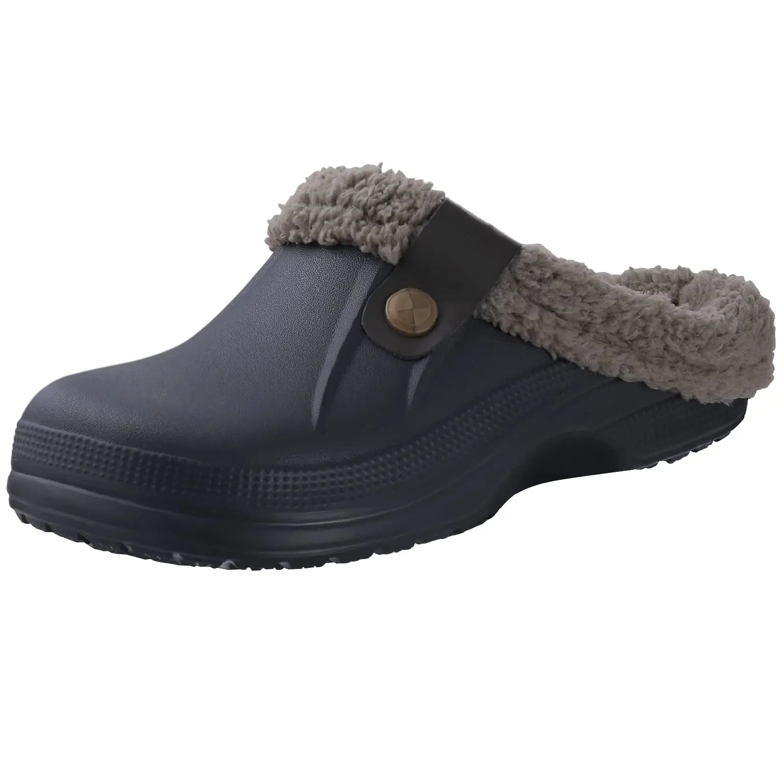 Women's Fur Lined Clogs - Cozy Slip-On Clog Shoes