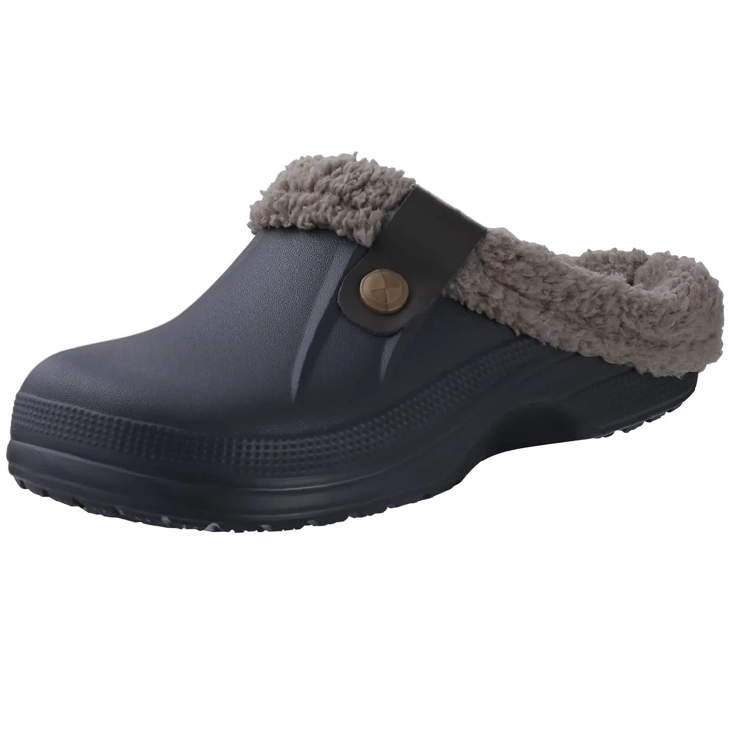 Women's Fur Lined Clogs - Cozy Slip-On Clog Shoes