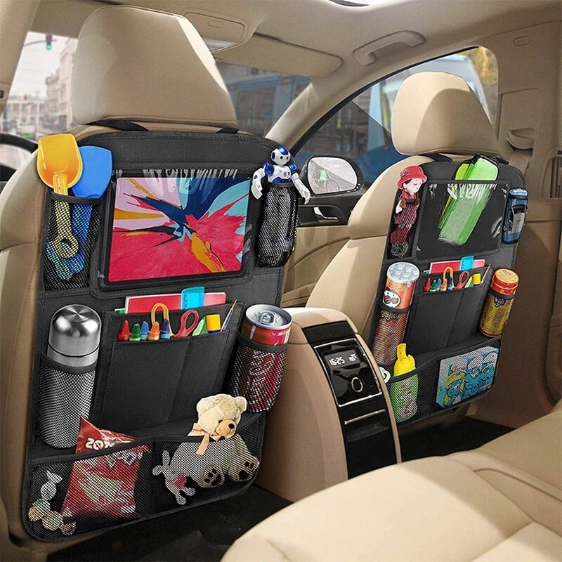 Car Organizer - Multi Pocket Mesh Back of Seat Organizer for Cars – Wonderly