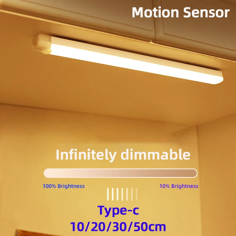 Under Cabinet Lights - Rechargeable Motion Sensor Light Bar