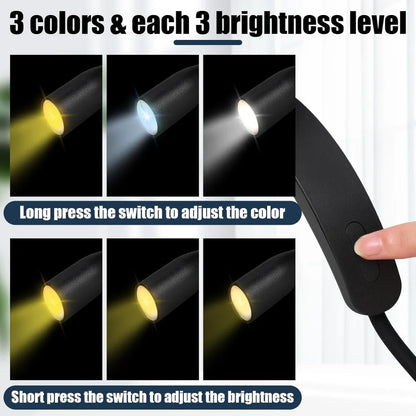 Neck Reading Light - Rechargeable Hands Free LED Light