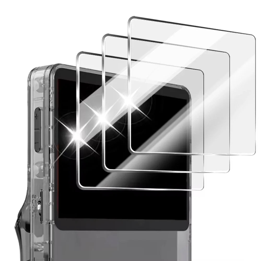 4-in-1 Protective Carrying Case + 3 Glass Screen Protectors for R36S Retro Gaming Handheld