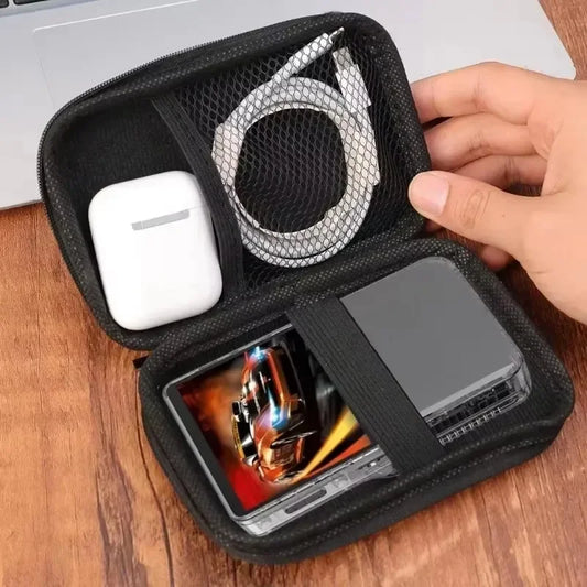 4-in-1 Protective Carrying Case + 3 Glass Screen Protectors for R36S Retro Gaming Handheld