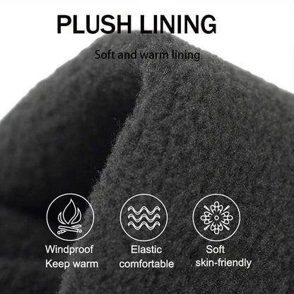Touchscreen Thermal Gloves – Water Resistant Fleece-Lined Winter Gloves
