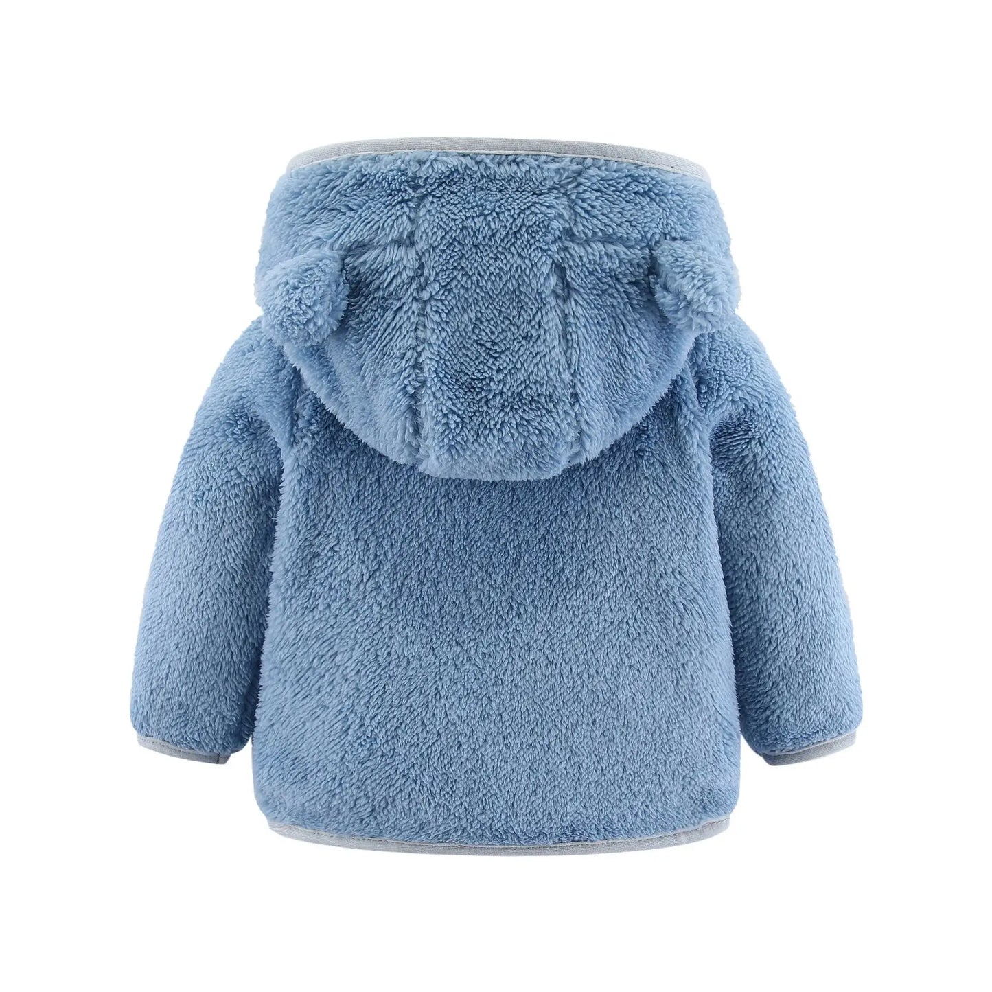 Infant Winter Jacket with Bear Ears - Cozy Baby Jacket for 0-2 Years