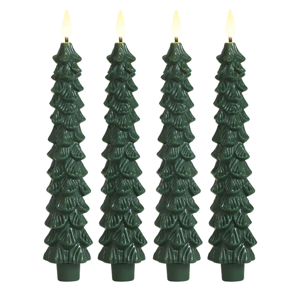 Flameless Christmas Tree Candles - LED Christmas Candles