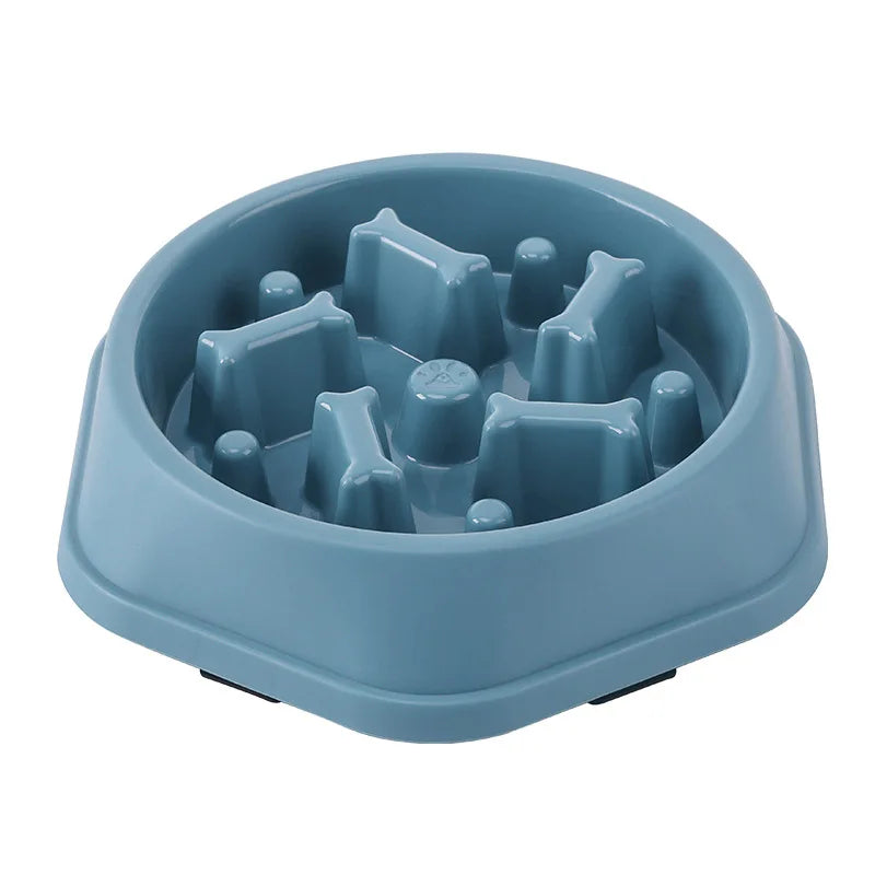 Slow Feeder Dog Bowl - Puzzle Bowl for Wet & Dry Food