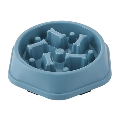 Slow Feeder Dog Bowl - Puzzle Bowl for Wet & Dry Food