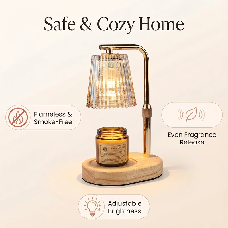Candle Warmer Lamp with Timer and Dimmer
