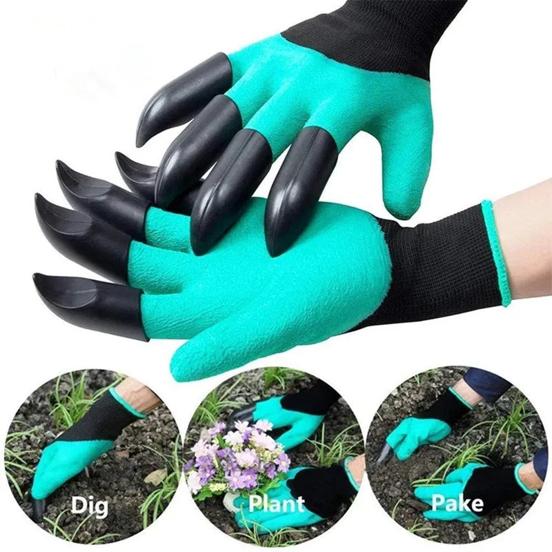 Garden Gloves with Claws - Garden Claws for Digging, Planting, Raking