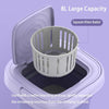Mini Portable Washer - 8L Collapsible Tabletop Washing Machine & Spin Dryer